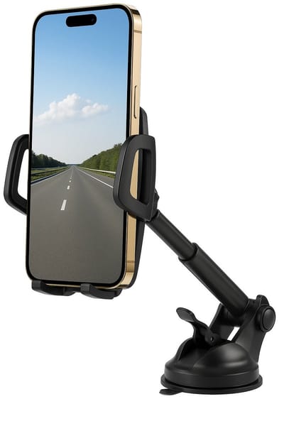 Telefoonhouders auto met zuignap - Geschikt voor Raam Voorruit / Dashboard en Bureau - Smartphones houder Auto