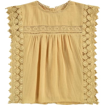 Louise Misha Blouse Adolio Soft Honey Size: 9M | Shirts Outlet | Unisex | Geel
