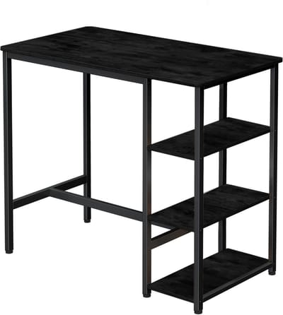 Hoppa! - Bartafel - Zwart - Rechthoekig - 109 x 52 x 100 cm (L x B x H)