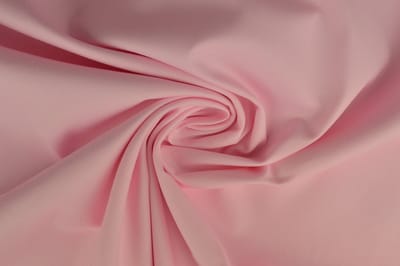10 meter twill katoen - Baby roze - 65% katoen - 35% polyester