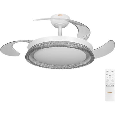 OSRAM HOMELIGHTING Ceiling Fan Cierzo 1220mm 60W CCT RGB Plafondventilator 60 W (Ø) 1220 mm Met lamparmatuur, Met afstandsbediening, Dimbaar, Timer