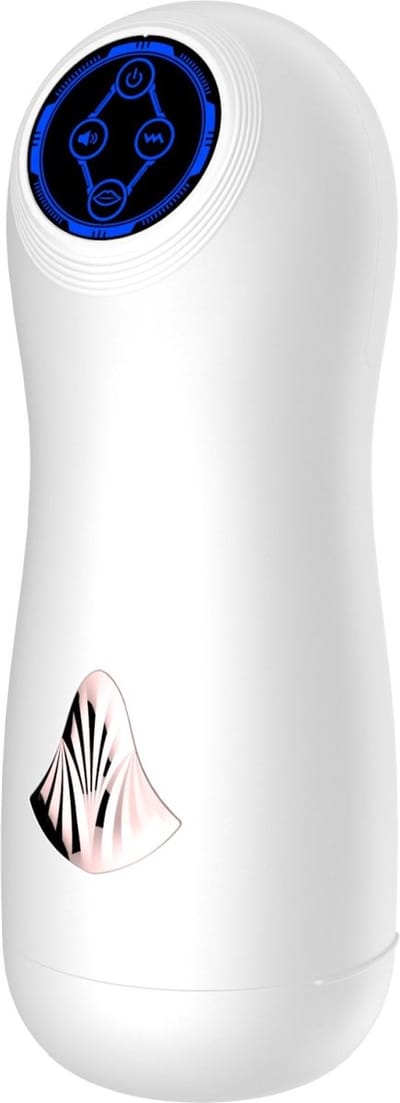 De Luxe Interactive Masturbator – 9 Vibratiestanden & 9 Zuigstanden