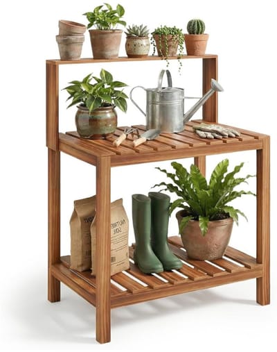Tuinwerktafel - Buitenwerkbank - Tuinwerkbank - Bruin