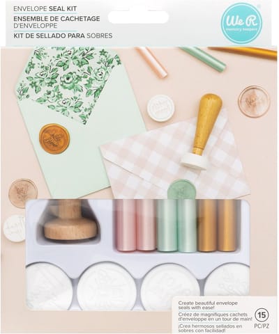 We R Makers Envelope Seal Kit With love 4 Designs