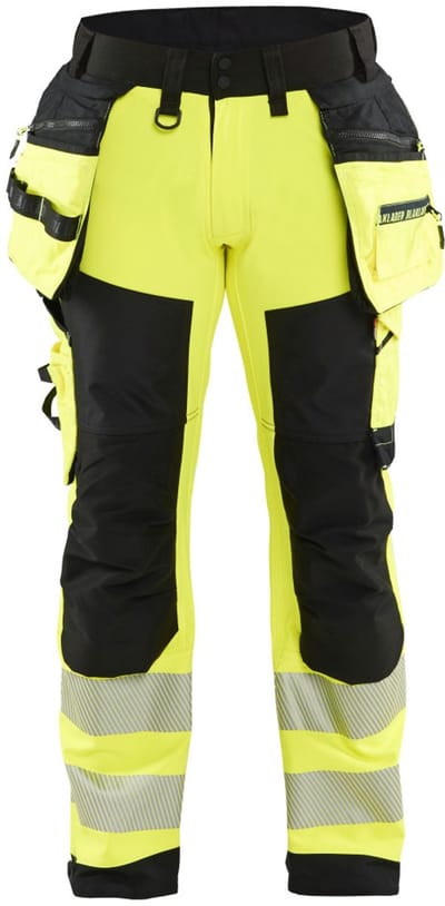 Blaklader 1820-2513 Softshell Werkbroek High Vis - High Vis Geel/Zwart - C152