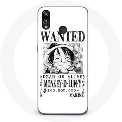 Hoesje voor Huawei P20 Lite One Piece Manga zoekposter Wit wit