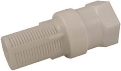 Bodemventielen Nylon - Pomp Kleppen - Waterpompen Ondersteunen - Complete Afdichting - 2 Inch - Zwart