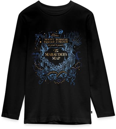 Harry Potter Sluipwegwijzer Premium T-Shirt Tiener Lang