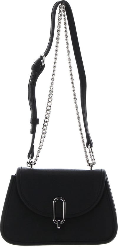 SEIDENFELT MANUFAKTUR Schoudertas Halsa Small Crossbody Black Zwart
