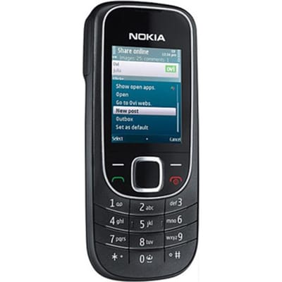 Gerenoveerde Nokia ontgrendeld Originele Nokia 2330 classic 2330c mobiele telefoon No charger zwart