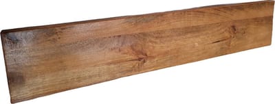 Hoexs - Wandplank Mangohout - 80x19cm - Muurplank - Boekenplank - Loft - Landelijk - Mango - Decoratie