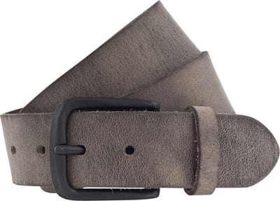 Vanzetti Leren riem Denim Love 40mm Full Leather Belt W100 Grey grijs