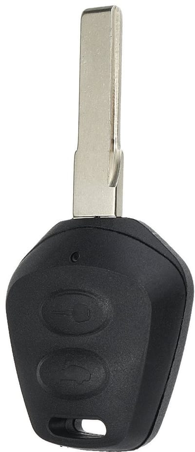 Dailygoods - 2 Button Remote Key Fob Case - Vervangingscase - Zwart - Sleutelhouder - Geschikt voor Porsche Boxster S 986 911 996