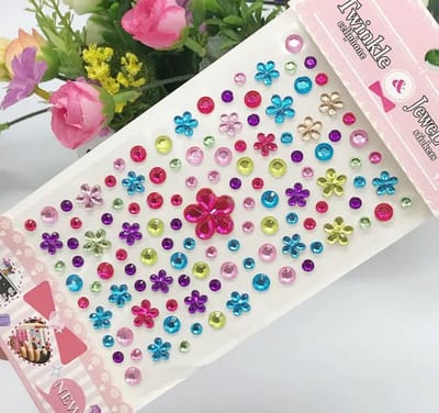 Akyol - gekleurde Gezichtsjuwelen – gezichtsteentjes - gezichtglitters– diamantjes – carnaval- diamantjes- diamantjes voor gezicht - bohemian feest - bohemian – festival – gezichtsdecoratie – feest – decoratie - sticker - stickervel -gl