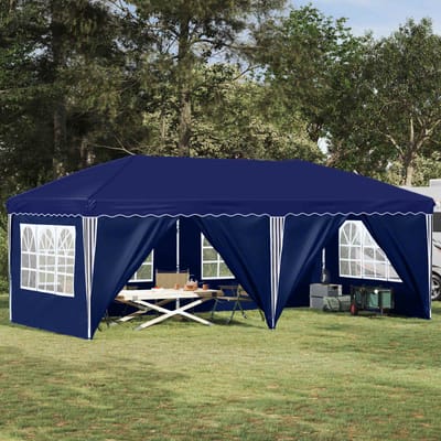 vidaXL - Pop-up - Feesttent - 575 - x - 288 - x - 245 - cm - Blauw