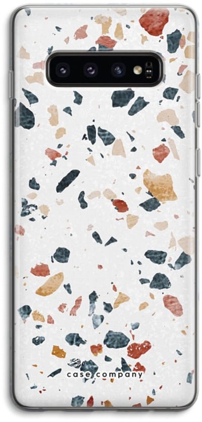 Case Company® - Hoesje geschikt voor Samsung Galaxy S10 4G hoesje - Terrazzo N°4 - Soft Cover Telefoonhoesje - Bescherming aan alle Kanten en Schermrand