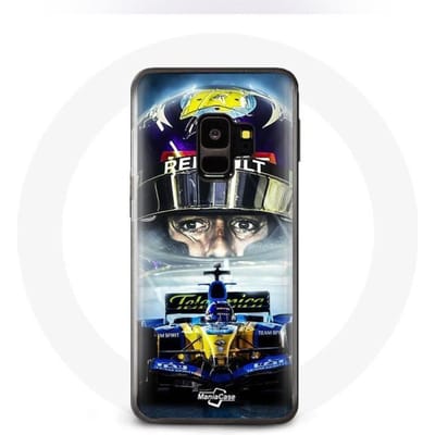 Case voor Samsung Galaxy S9 Fernando Alonso Díaz Spaanse F1-coureur