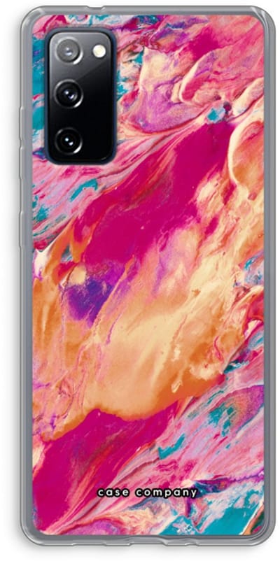 Case Company® - Hoesje geschikt voor Samsung Galaxy S20 FE / S20 FE 5G hoesje - Pastel Echoes - Soft Cover Telefoonhoesje - Bescherming aan alle Kanten en Schermrand