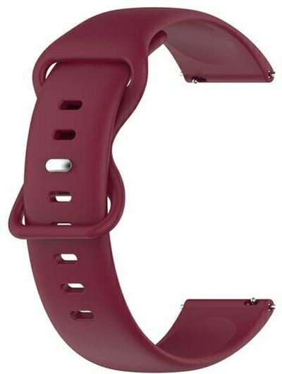 By Qubix - 20mm - Solid color sportband - Bordeaux - Geschikt voor Huawei watch GT 2 (42mm) - Huawei watch GT 3 (42mm) - Huawei watch GT 3 Pro (43mm)