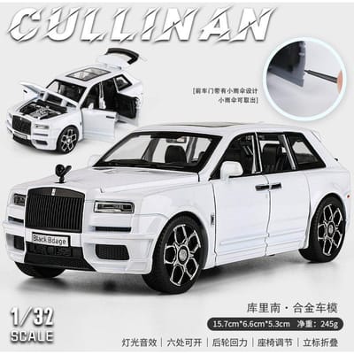 1:32 Rolls Royce Cullinan Black Badge Gemodificeerde Editie Legering Diecast Modelauto Woondecoratie & Trendy Bureauornamenten Cadeaus