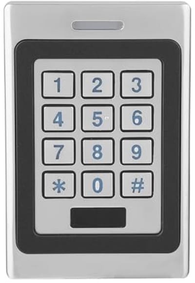 Allecto - Deurtoegangscontrolesysteem - Waterdicht - RFID-kaartcontroller - Veiligheid - Toetsenbord - Garagedeurtoetsenbord - Combinatiehangslot