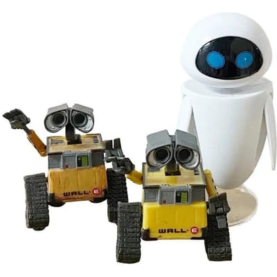 Wall-E Robot Wall E & EVE PVC Actiefiguur Collectie Model Speelgoed Poppen 6cm10cm Voor Kinderen Kerstcadeau
