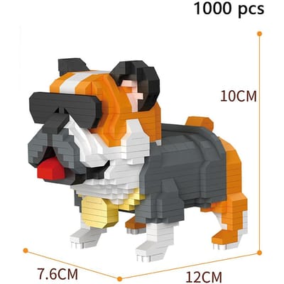 Hoge Kwaliteit Wist Hoge Kwaliteit Gebouwd Hoge Kwaliteit Hond Bouwpakket Tiny schaal Compact formaat Hoge Kwaliteit Bouwen Hoge Kwaliteit Blokken