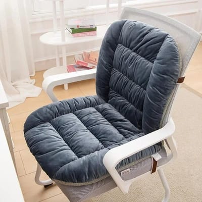 Coussin Chauffant de Siège avec Dossier Chaise de Bureau Coussin Chauffant Électrique 9 Niveaux de Température Réglable Tapis Thermostatique Intégré EU PLUG 220V