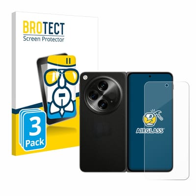 Screenprotector 3 Stuks voor OnePlus Open Beschermglas transparant