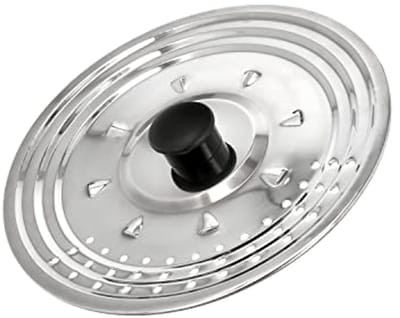 Multifunctioneel roestvrijstalen deksel Ø 21 cm voor pannen van 14 tot 20 cm