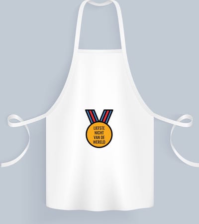 Akyol - liefste nicht van de wereld Keukenschort - Nicht - de liefste nicht - verjaardagscadeau - verjaardag - cadeau - cadeautje voor nicht - nicht artikelen - kado - geschenk - gift - 82 bij 71 cm