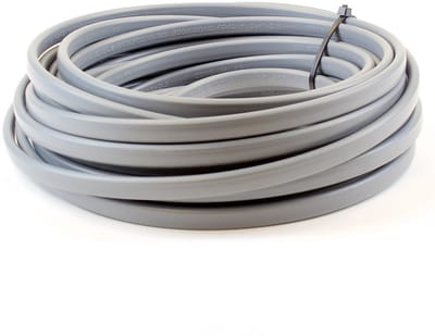 Platte Grijze Elektrische Kabel voor Huishoudelijke Bedrading - Diverse Maten en Lengtes