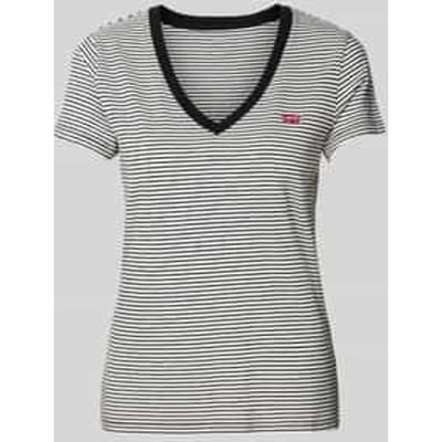 T-shirt met V-hals