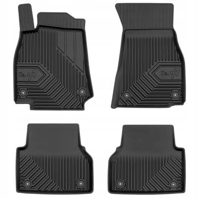 FROGUM No.77 Automatten - Geschikt voor AUDI A7 C8 SPORTBACK (vanaf 2017) - 4-delig - TPE Rubber - Zwart