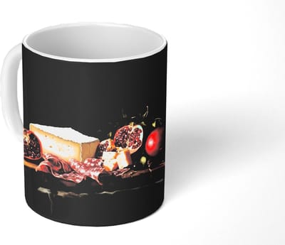 Mok - Koffiemok - Stilleven - Vintage - Borrelplank - Mokken - 350 ML - Beker - Koffiemokken - Theemok