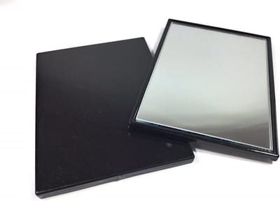 Zakspiegel Klein - Handspiegel met Kunststof Behuizing en Zwart Frame