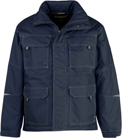 STØRVIK Caton Werkjas - Werk Regenjas - Heren Winterjas - Maat S - Donkerblauw