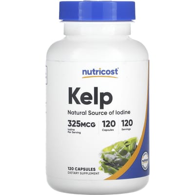 Nutricost, Varech, 325 mg, 120 Capsules