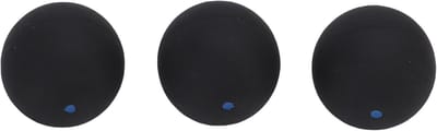 Squashballen Set - Oefenballen Elastisch - Training Competitie - Verlengde Reactietijd - 4 cm Diameter - Zwart