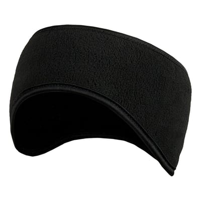 Heatkeeper - Thermo hoofdband heren - Fleece - Zwart - One Size - 1-Stuk - Hoofdband winter