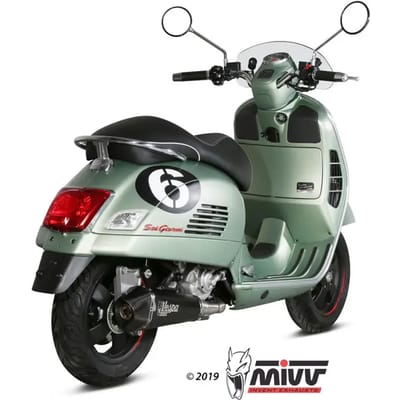 Pièces détachées uitlaat compleet systeem Mivv Delta Race Vespa