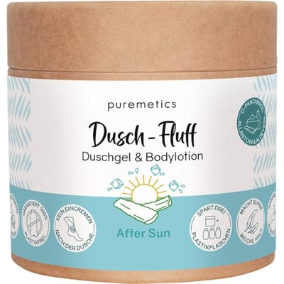 puremetics 3in1 doucheverzorging Douchepluis na de zon Doucheschuim Dames 200 g