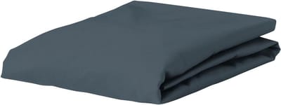 ESSENZA Premium Percale Hoeslaken Stone blue - 80x200 cm