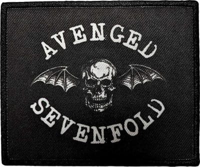 Avenged Sevenfold - Deathbat Crest Patch - Zwart