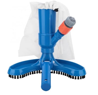 SnelShoppen - Zwembad Vacuüm Cleaner Borstels Set - Efficiënte Pool Schoonmaak Tool voor Zwembad, Tuin, Spa - Verwijdert Vuil, Bladeren en Aanslag - U