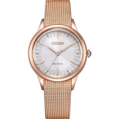 Citizen L Series EM1153-88A Horloge - Staal - Rosékleurig - Ø 32 mm