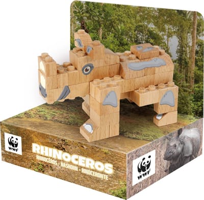 WWF constructiespeelgoed Neushoorn
