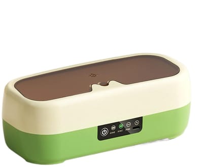Ultrasone Reiniger - Sieradenwasser - Brillen Schoonmaken - Dubbele Zuivering - 20.5 cm - Groen