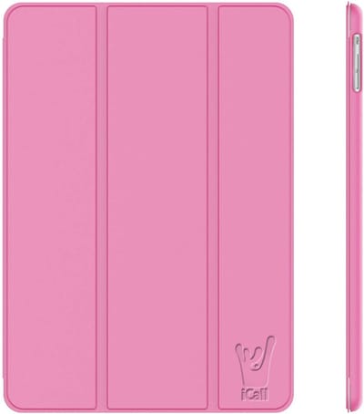 Hoes geschikt voor iPad 2017 / 2018 9.7 inch Trifold Roze