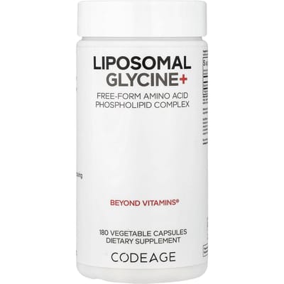 Codeage, Liposomale Glycine+, 180 Plantaardige Capsules (500 mg per capsule)